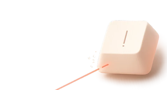 Keyboard key with a blocked signal line, Eyezonkid never logs keystrokes